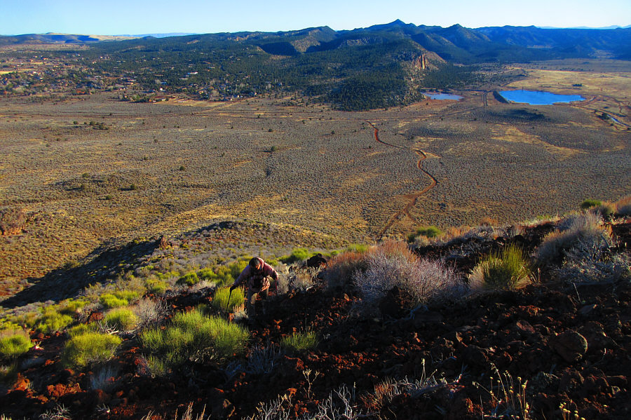 There's even a view of a lake. Eva B. would love this hike!