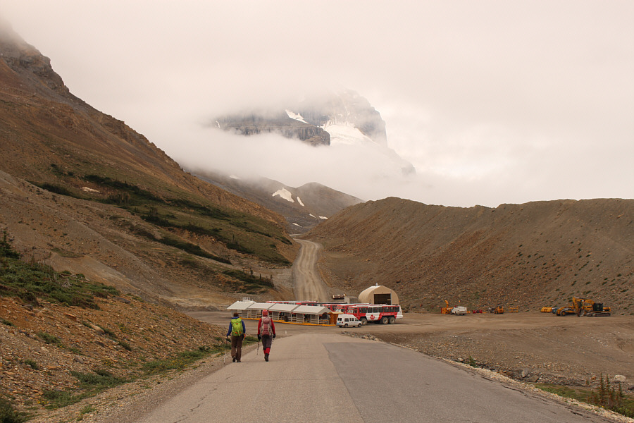 I think this used to be the climbers' parking lot.