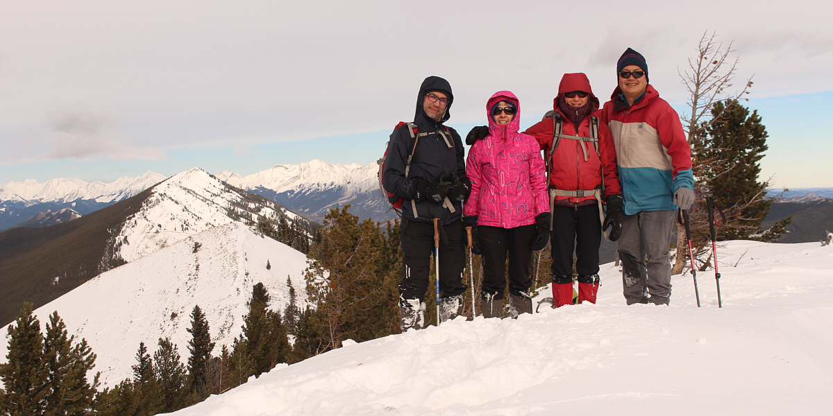 Not the actual high point, but this part of the ridge is way more scenic.