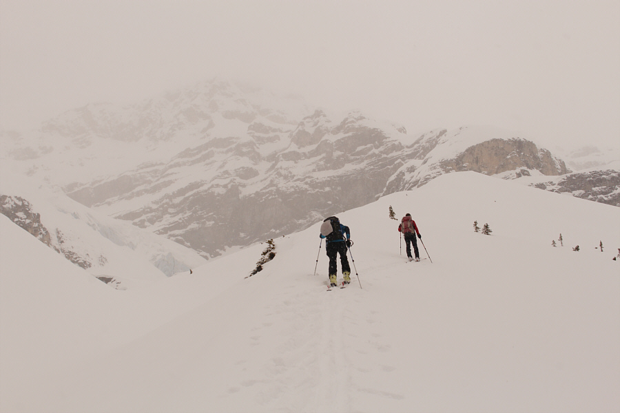 Thankfully, no ski crampons were necessary!