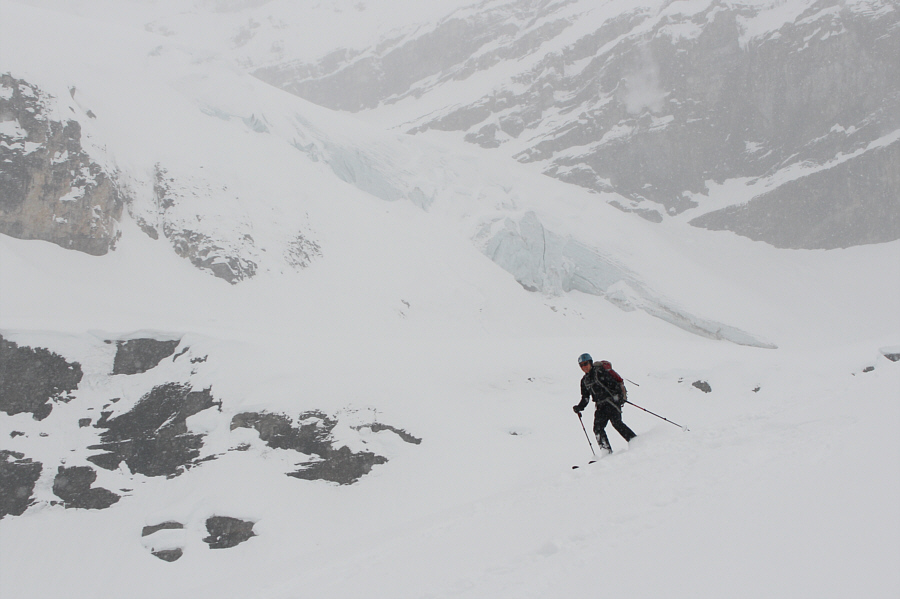 Don't worry; the glacier is farther back than it looks here!