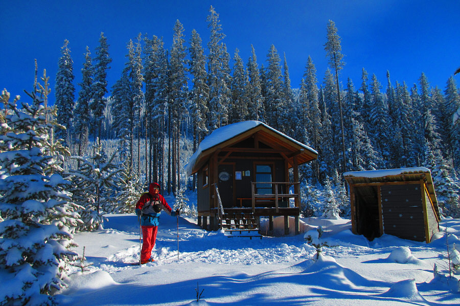 I have good memories of warming up inside this cabin!