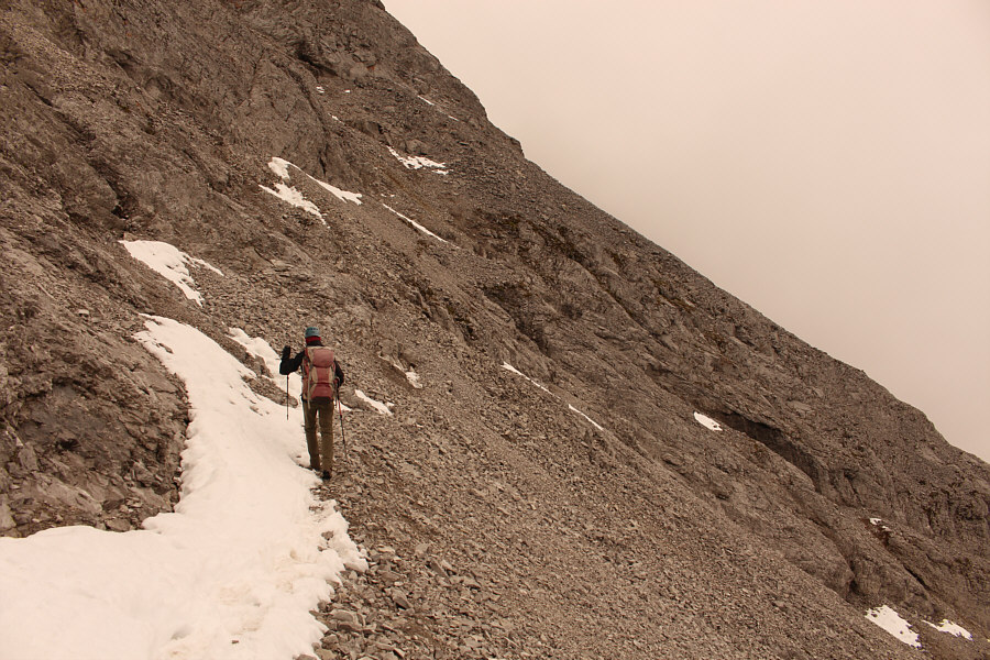 Hmmm...it's steeper here than I remember!