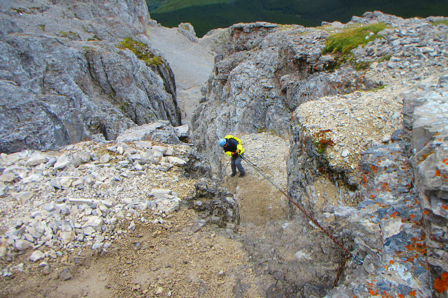 I should have put my hiking poles away!