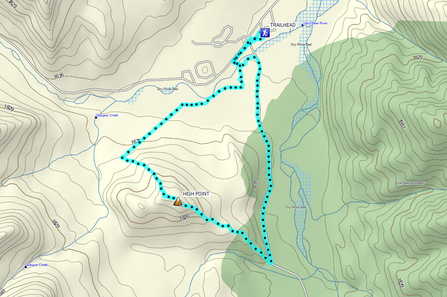 Looks like the Bermuda Triangle hike!