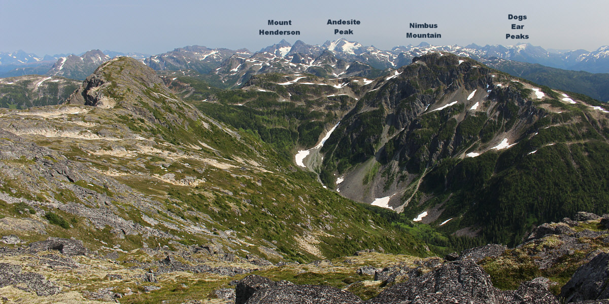 The peaks on the horizon are all very intriguing!