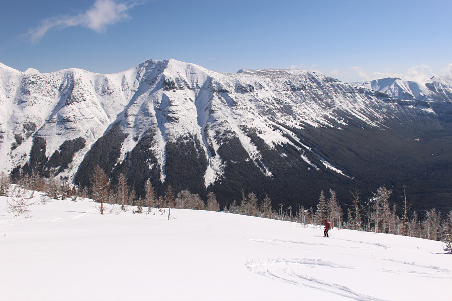 We had this whole ridge to ourselves on this day!