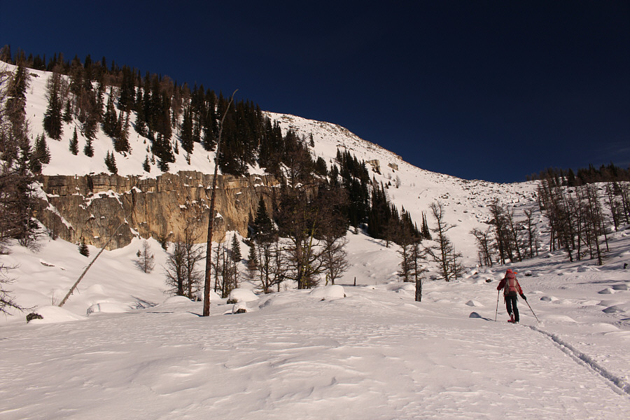 Something to bear in mind if descending from the top of the East Peak.