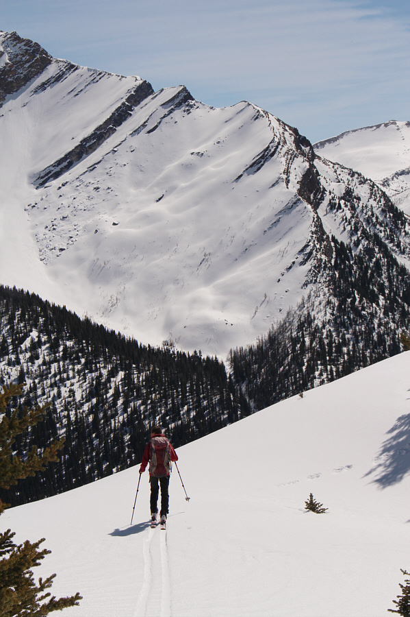 Must be some skiers' "secret stash"!