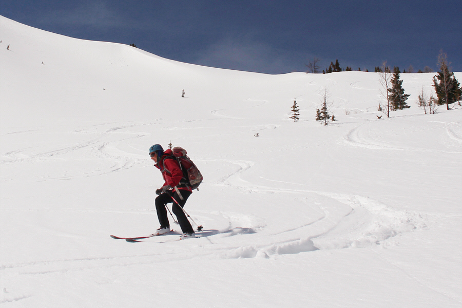 Unfortunately, the skiing got worse from here...