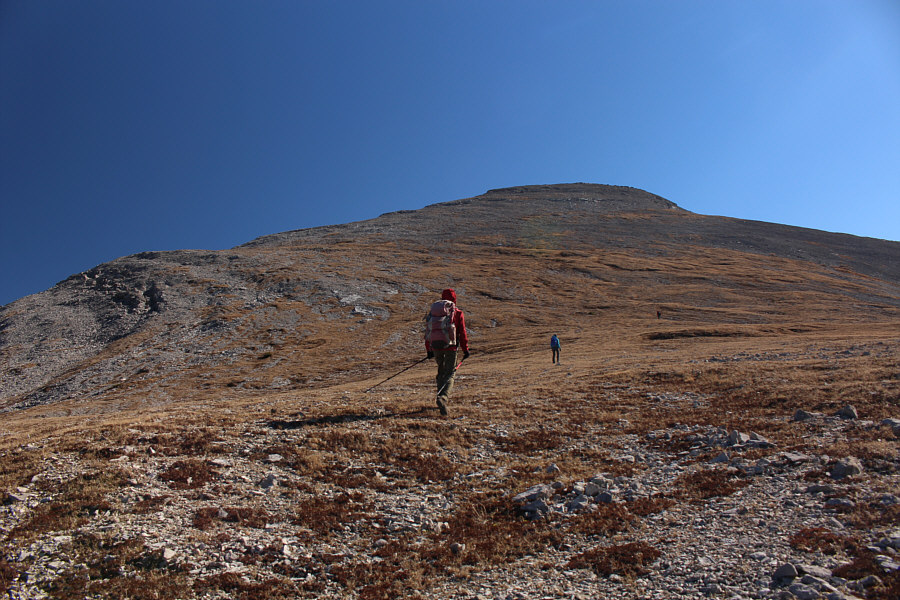 Just a long uphill grind here.