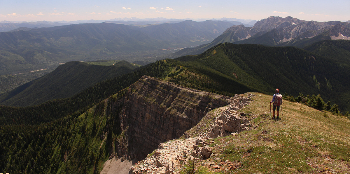 A seven-kilometre walk out!