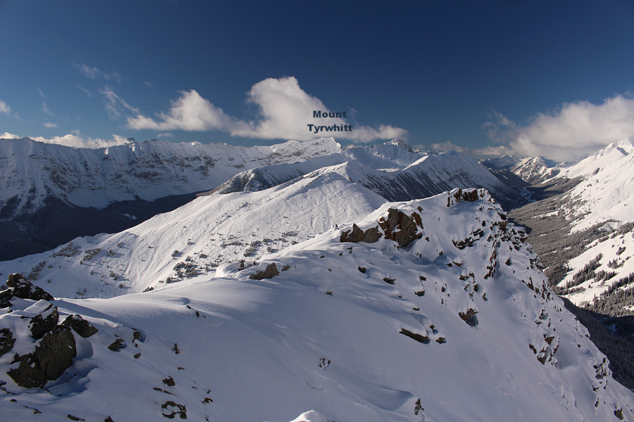 The subsidiary peak at centre will have to wait for another day...