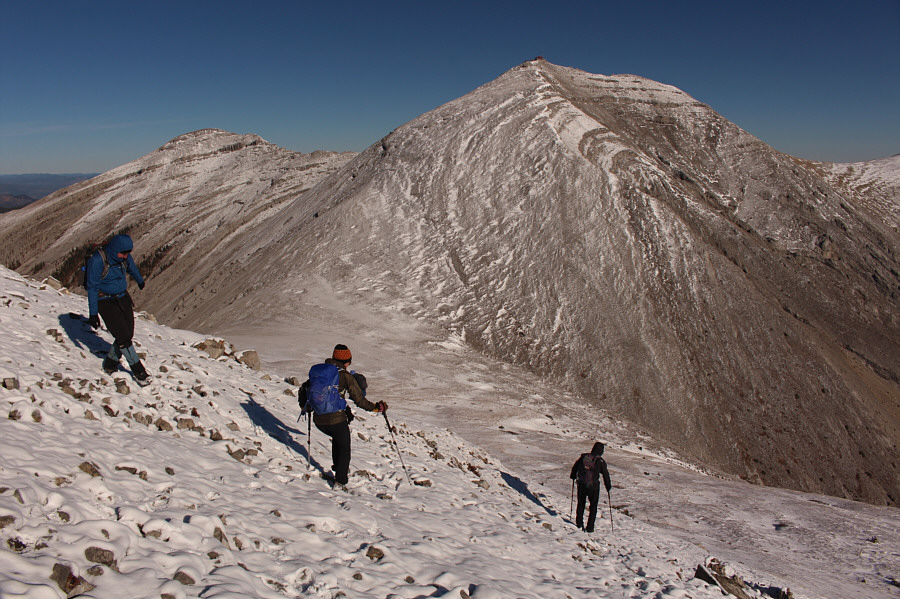 This was probably the most difficult slope of the day for us.
