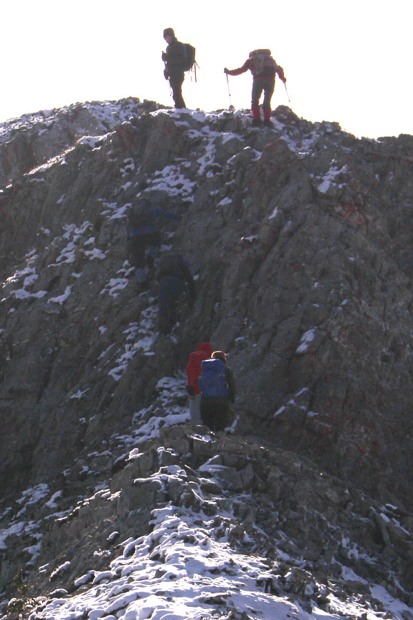 Looks like the Hillary Step on Everest!