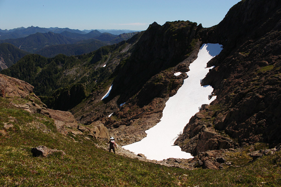 Too bad we couldn't take advantage of the long snow slope.
