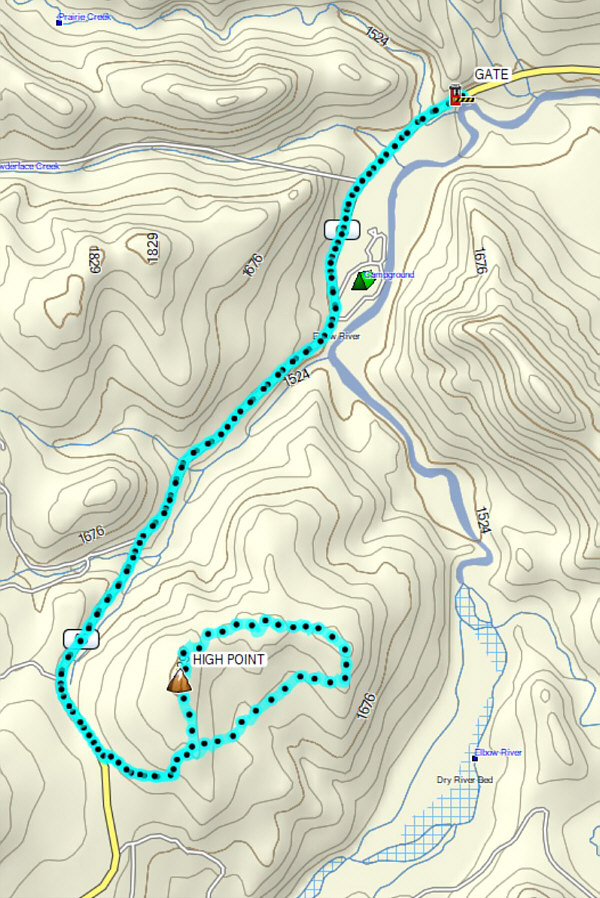 Kind of a fun ski...if there's enough snow!