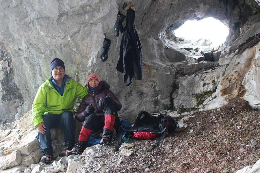 Our wet gear ain't gonna dry out that much though!