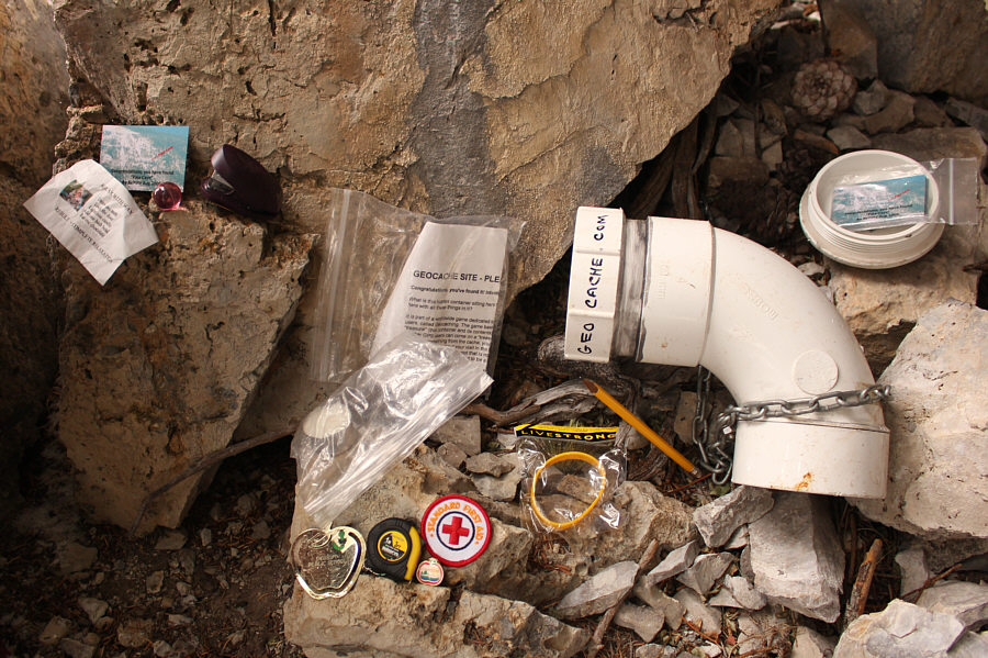 I left two pieces of fruit-filled hard candy.