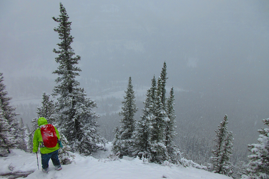 It's best to have a GPS track to avoid getting cliffed out!