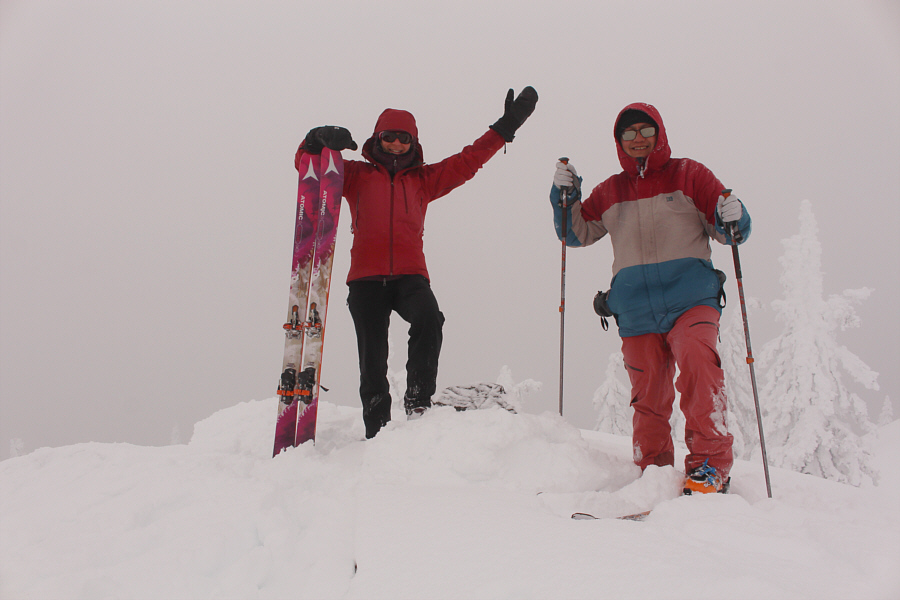 Good enough for today after all the trail-breaking we did!