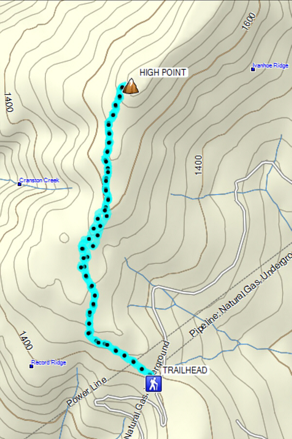 Leaves a lot to be desired as a ski tour...might be better with a mountain bike!