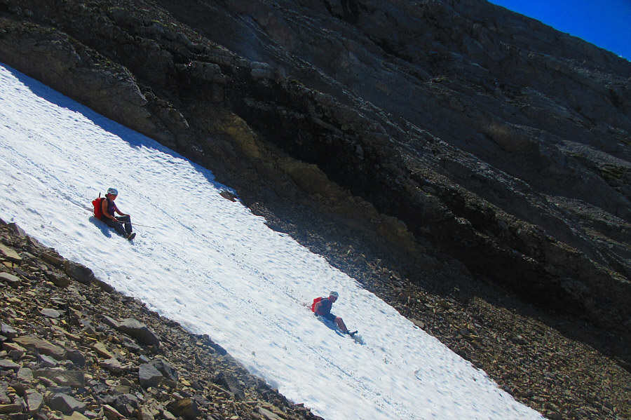 Ice axe strongly recommended...if you brought it!