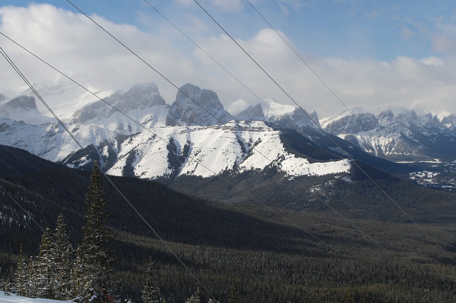 We should have wandered over to Matt Hobbs' secret viewpoint for an unobstructed view!