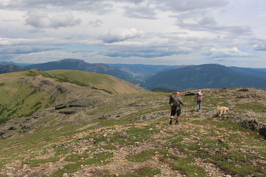 Enjoying the great ridge walk for a second time!