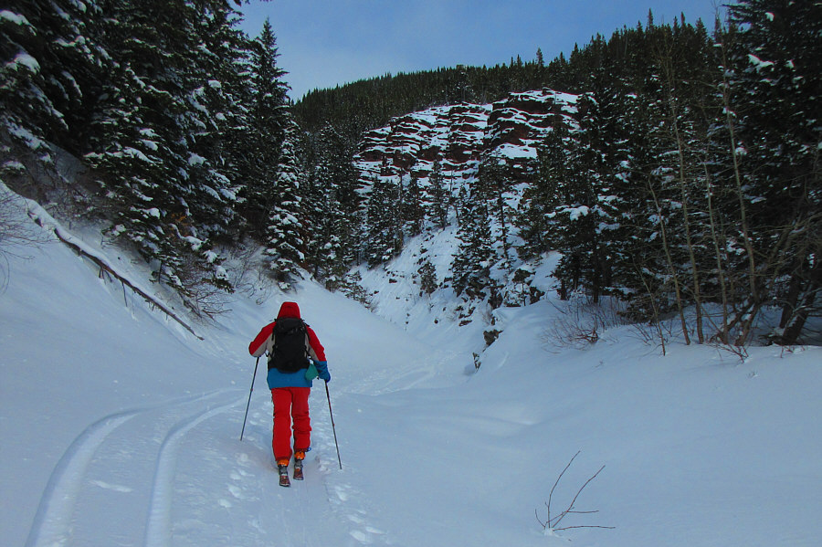 Not recommended if avalanche hazard is high.