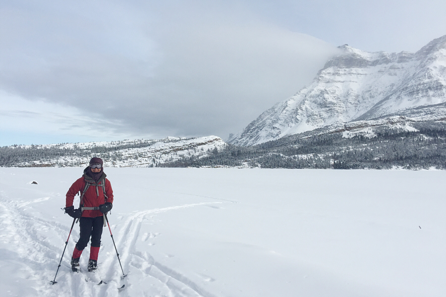 Zosia is probably happy that we didn't cross the lake here!