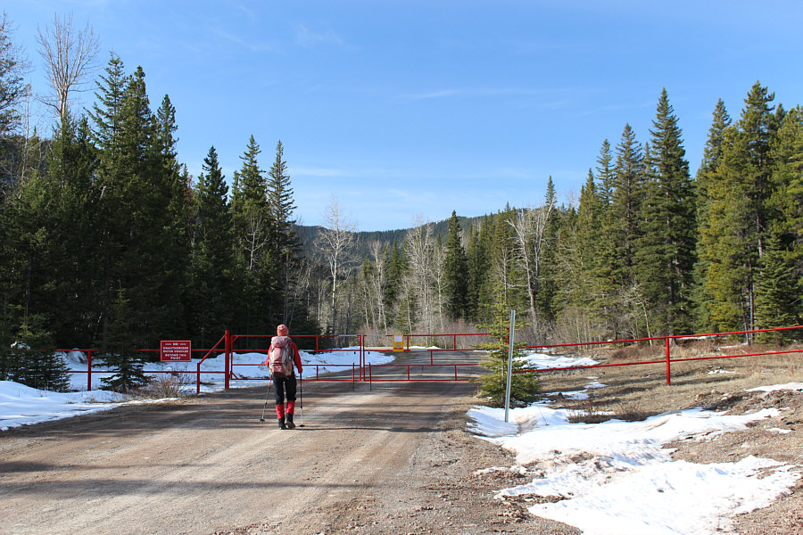 Some maintenance worker just drove through here as we arrived. Why are they working on Good Friday?