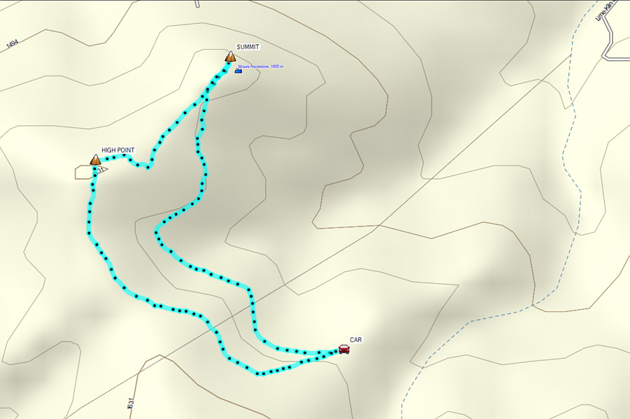 An ideal hike when time is short.