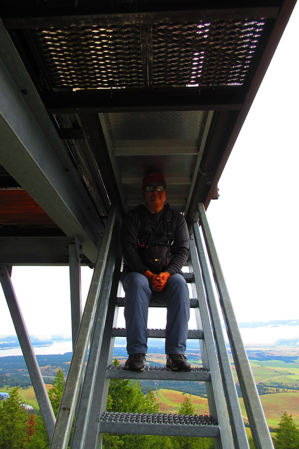 We were able to climb an additional 11 metres higher to this point!