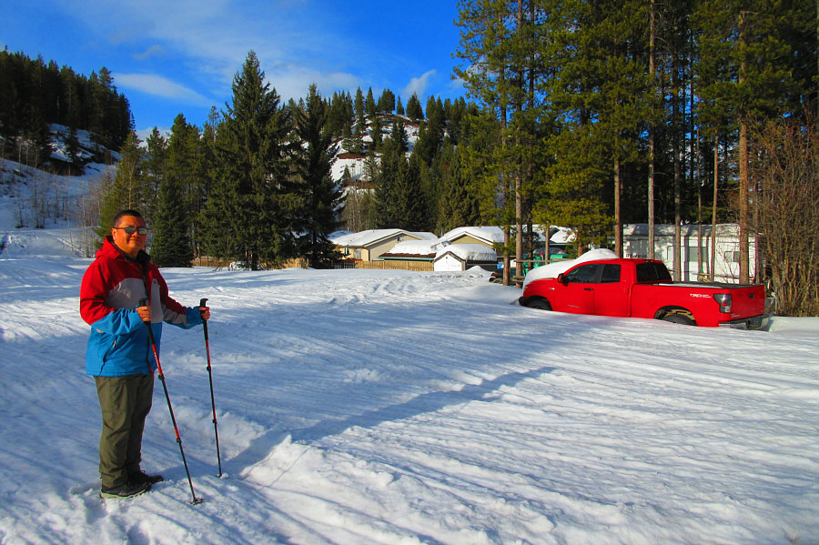 Stranded vehicles seem to be a common occurence in Elkford...