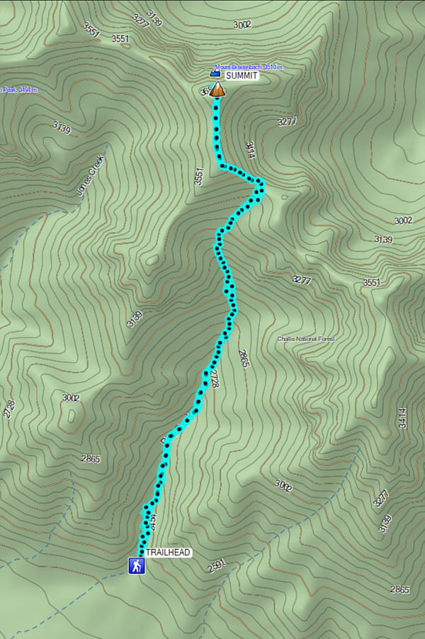 A relatively easy 12,000er to tag...as long as you find the right trailhead!