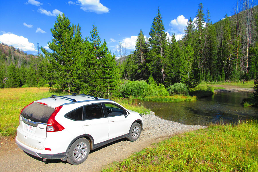 Not deep but still a bit intimidating to cross...