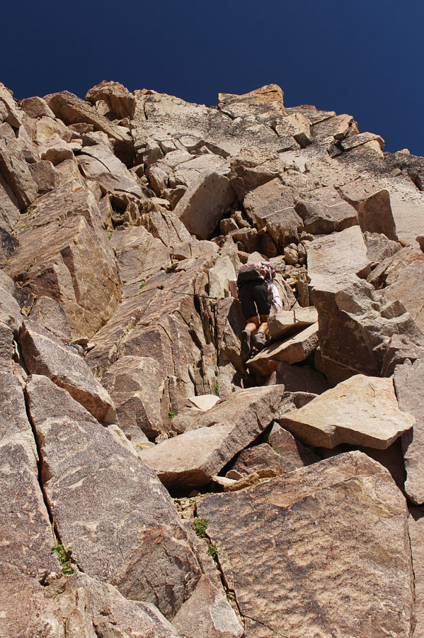 Steep but doable--look for cairns!