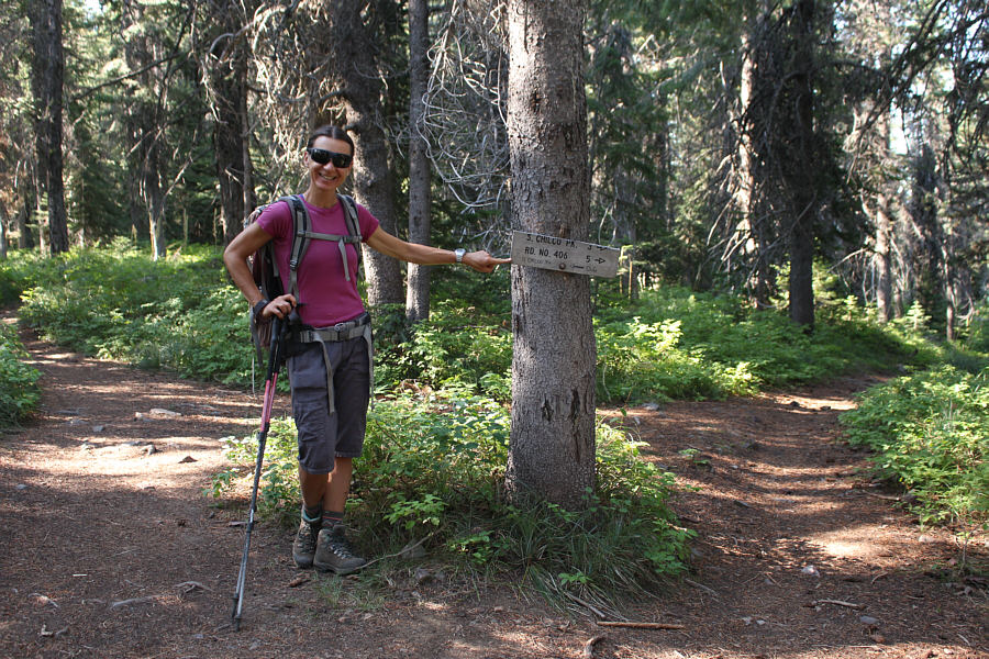 It looks like part of the sign got cut off--hence, the handwritten direction for "N. Chilco Pk".