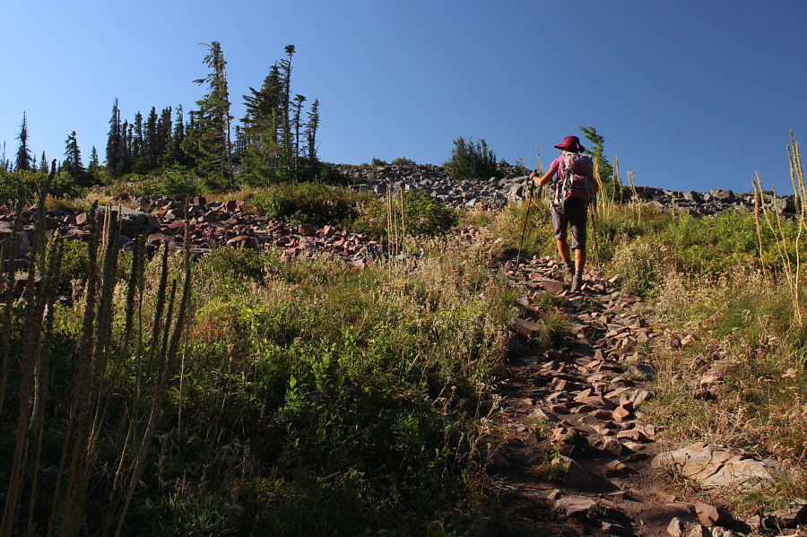 Be careful walking on all the ankle-breaking rocks here!