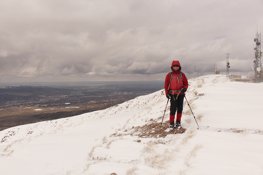Still some respectable views despite the cloudy weather.