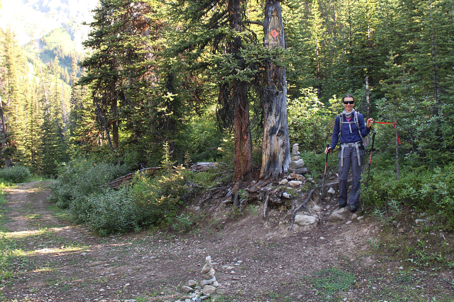 It might be worth riding/pushing a bike here...