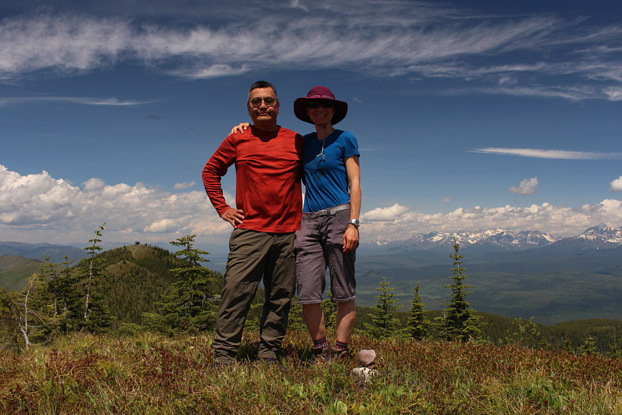 Higher than Huckleberry Mountain but not the highest point of Apgar Mountains.