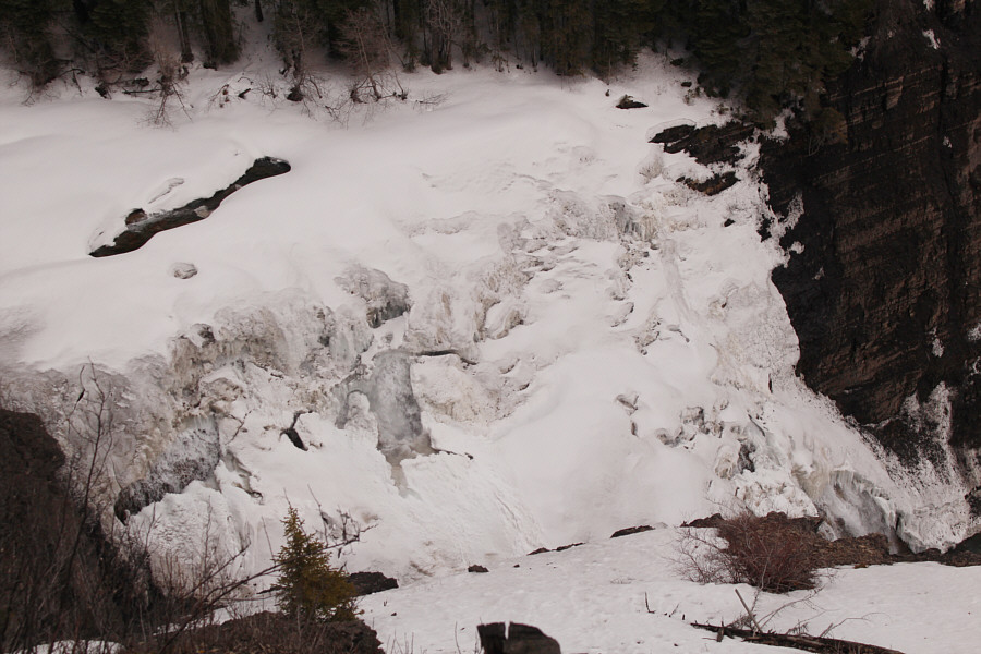 Worst angle for viewing waterfalls...
