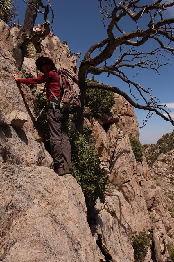 We were a bit impatient here to get up the final summit block.