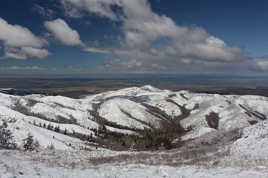 Always nice to see a lake from the top of a mountain!