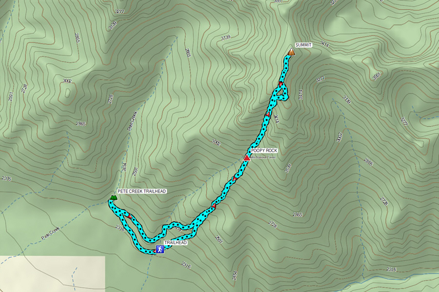 Probably the worst Idaho 12,000er to climb because of the horrid scree!