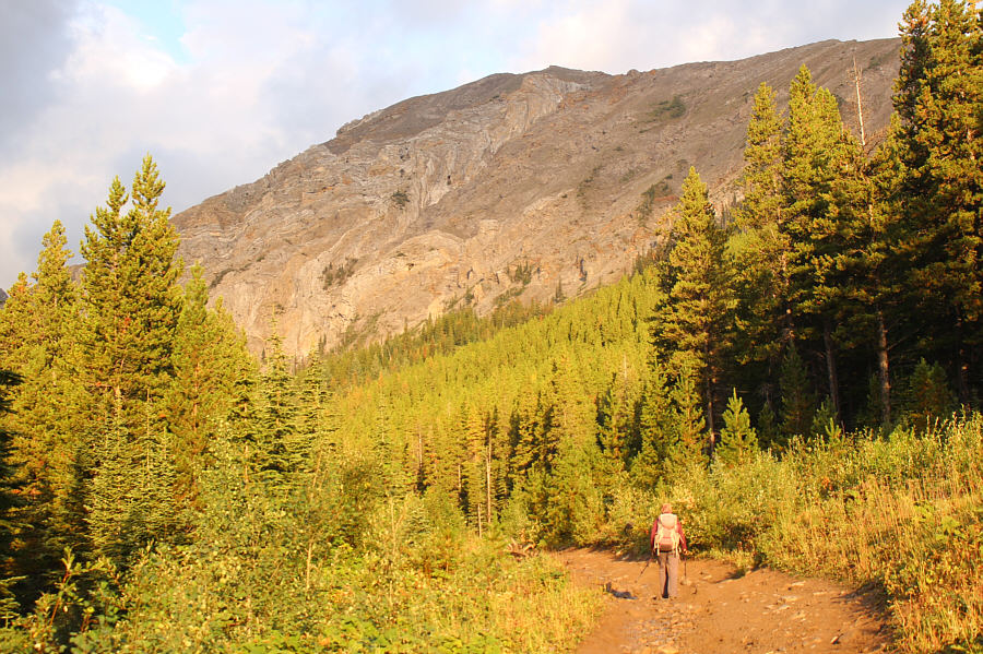 At least we'll get off this muddy road soon!