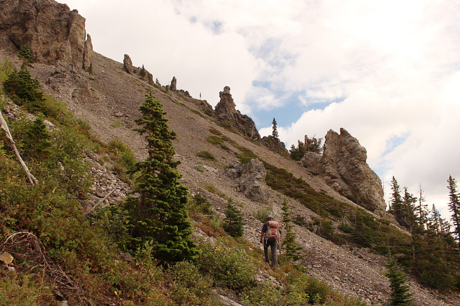 Steep and loose here!