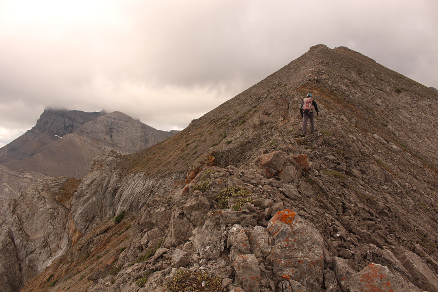 Luckily, the top of Mount McLaren is not covered...yet!